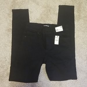 Express Black Skinny High Rise Stretch Pants